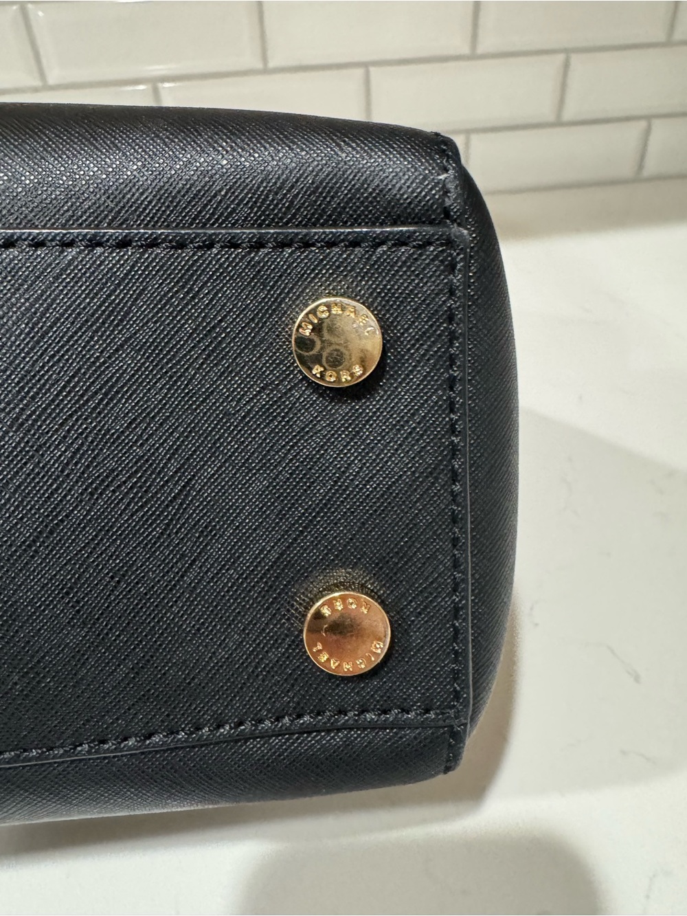 Michael Kors Black/Gold Tote - Picture 5 of 16